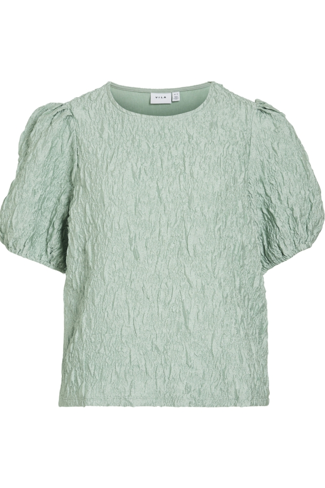 VISOPHIA O-NECK 2/4 TOP/DC 14104020 SILT GREEN